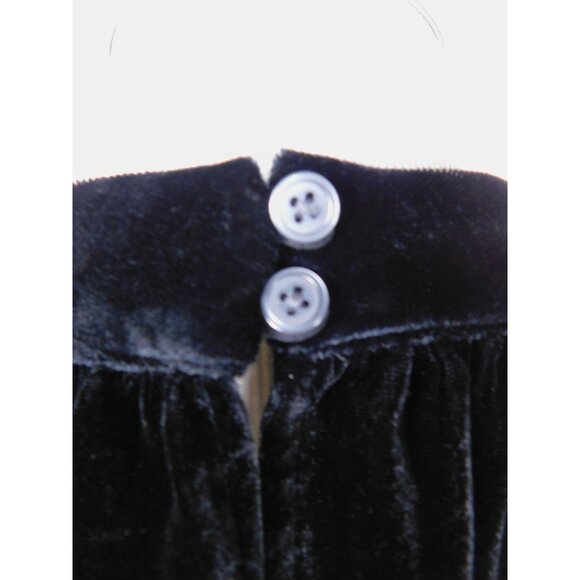 LOFT Black Velvet Halter Top M Sleeveless High Neck Blouse NWT Holiday - Picture 8 of 13
